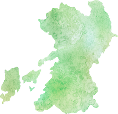 熊本県の地図